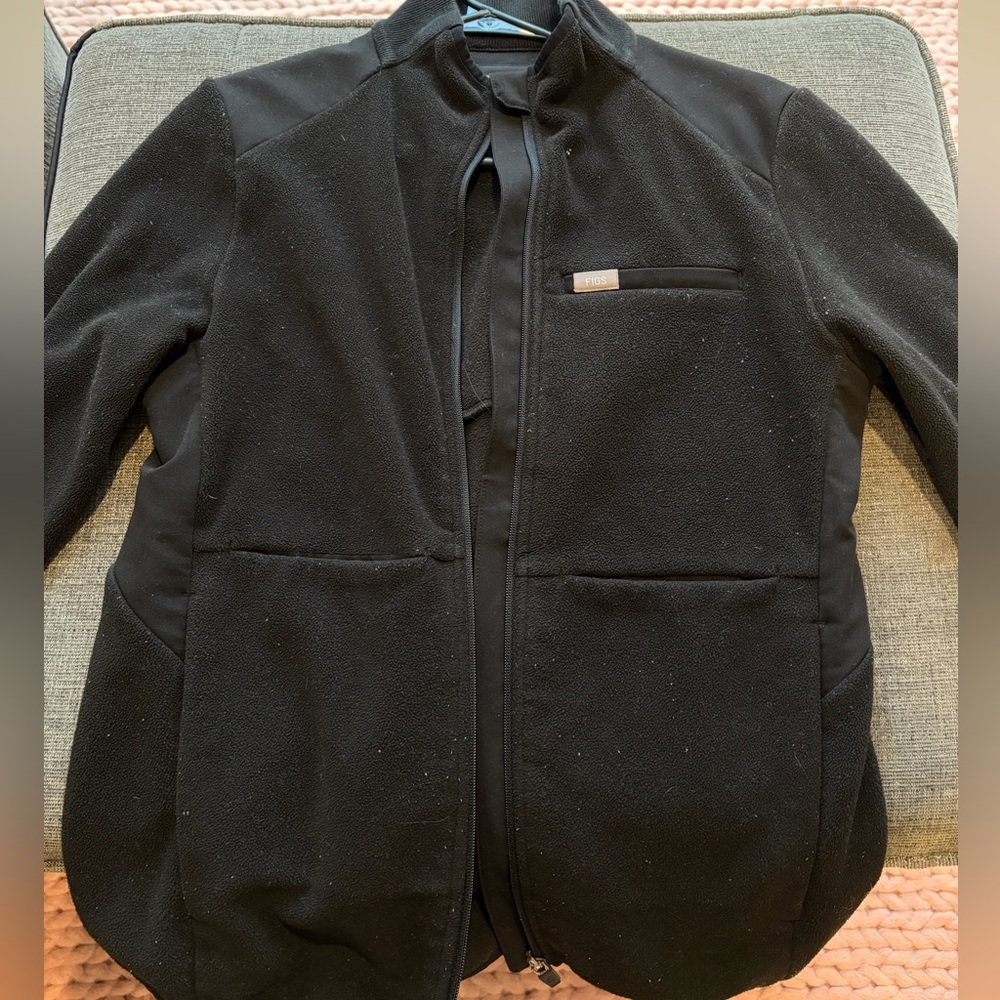 Figs On-Shift Fleece Jacket Black